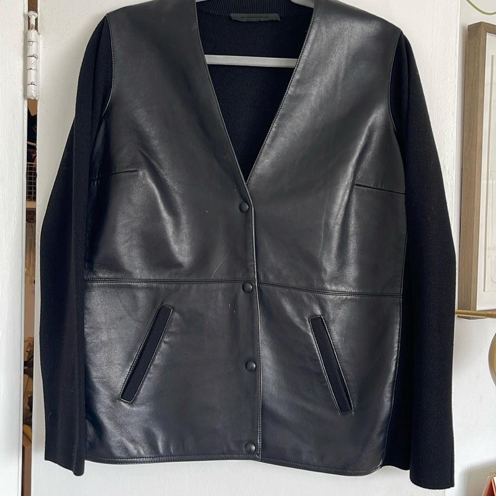 Alexander Wang Leather vested jacket